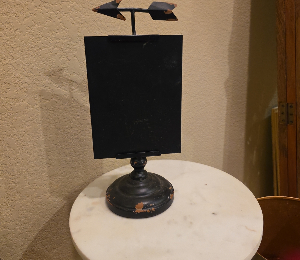 Black Metal Photo Holder